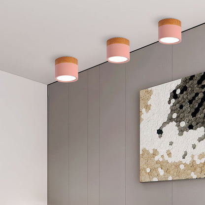 Kleine Cilinder Plafondlamp | Moderne Flush Mount Lamp voor Hal, Toilet of Overloop – MiniTube Ceiling Light