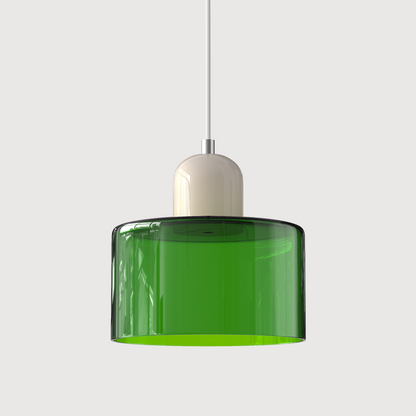 Bauhaus Hanglamp van Glas | Creatieve Designlamp in Retro Stijl voor Eetkamer of Woonruimte – BauGlow Pendant