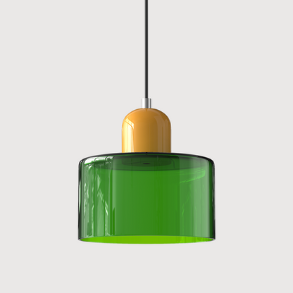 Bauhaus Hanglamp van Glas | Creatieve Designlamp in Retro Stijl voor Eetkamer of Woonruimte – BauGlow Pendant