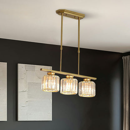 Moderne Art Deco Glazen Hanglampen | Stijlvolle Verlichting voor Keukeneiland of Eettafel – DecoGlow