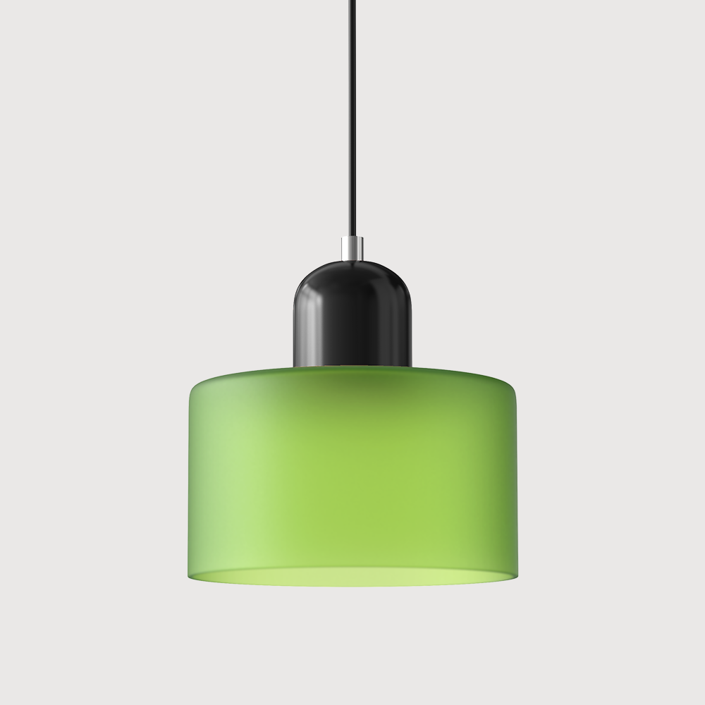 Bauhaus Hanglamp van Glas | Creatieve Designlamp in Retro Stijl voor Eetkamer of Woonruimte – BauGlow Pendant