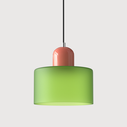 Bauhaus Hanglamp van Glas | Creatieve Designlamp in Retro Stijl voor Eetkamer of Woonruimte – BauGlow Pendant
