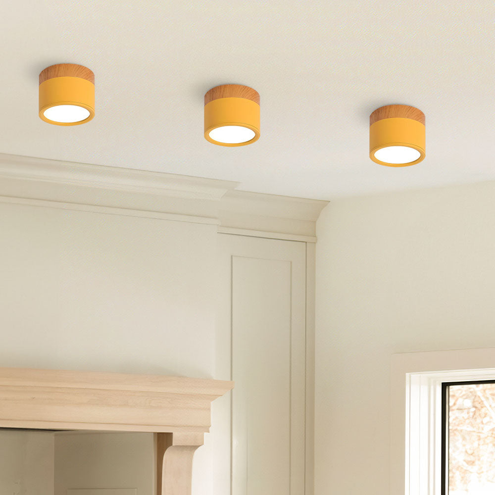 Kleine Cilinder Plafondlamp | Moderne Flush Mount Lamp voor Hal, Toilet of Overloop – MiniTube Ceiling Light