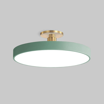 Moderne Ronde LED Plafondlamp | Strak Semi-Flush Design voor Hal, Slaapkamer of Woonkamer – GlowCircle LED