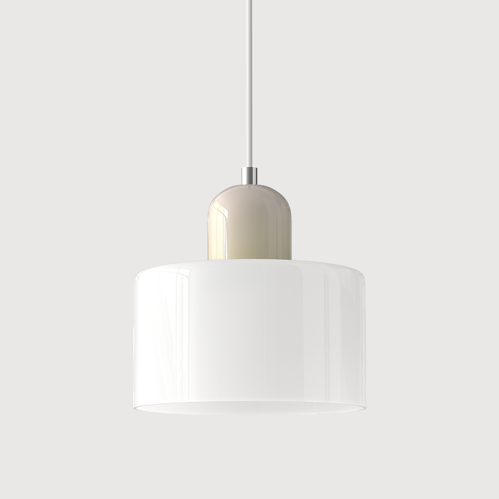 Bauhaus Hanglamp van Glas | Creatieve Designlamp in Retro Stijl voor Eetkamer of Woonruimte – BauGlow Pendant