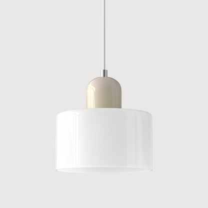 Bauhaus Hanglamp van Glas | Creatieve Designlamp in Retro Stijl voor Eetkamer of Woonruimte – BauGlow Pendant