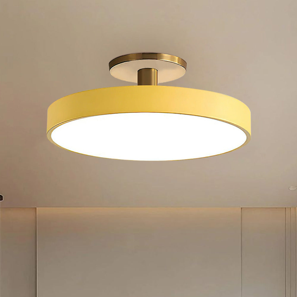 Eenvoudige Ronde Flush Plafondlamp | Minimalistisch LED Design voor Woonkamer of Hal – SimplicityGlow