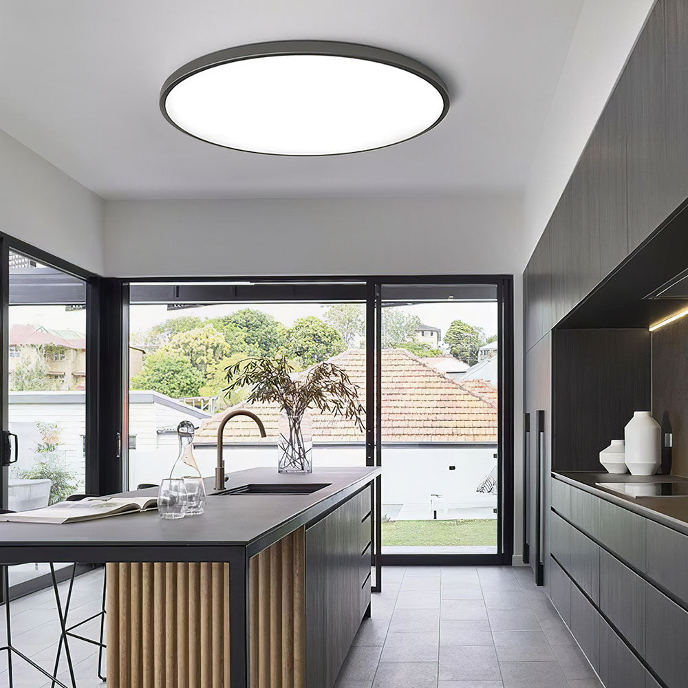 Ronde LED Plafondlamp in Minimalistische Stijl | Strakke Designlamp voor Woonkamer of Hal – LumoCircle LED