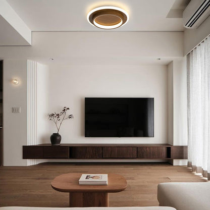 Ronde LED Plafondlamp voor Hal | Metalen & Acryl Designlamp voor Gang of Overloop – HaloPath LED