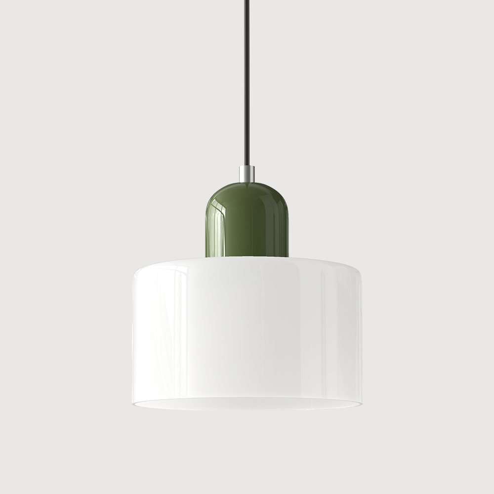 Bauhaus Hanglamp van Glas | Creatieve Designlamp in Retro Stijl voor Eetkamer of Woonruimte – BauGlow Pendant