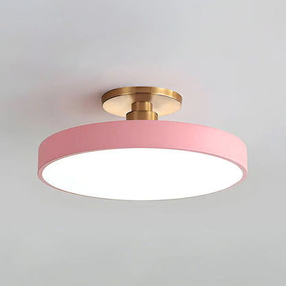 Moderne Ronde LED Plafondlamp | Strak Semi-Flush Design voor Hal, Slaapkamer of Woonkamer – GlowCircle LED