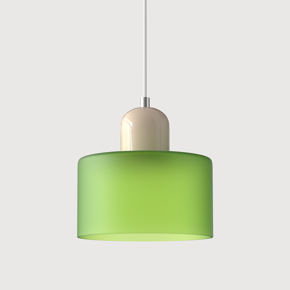 Bauhaus Hanglamp van Glas | Creatieve Designlamp in Retro Stijl voor Eetkamer of Woonruimte – BauGlow Pendant