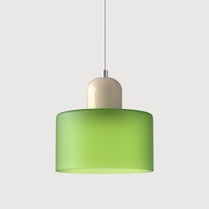 Bauhaus Hanglamp van Glas | Creatieve Designlamp in Retro Stijl voor Eetkamer of Woonruimte – BauGlow Pendant