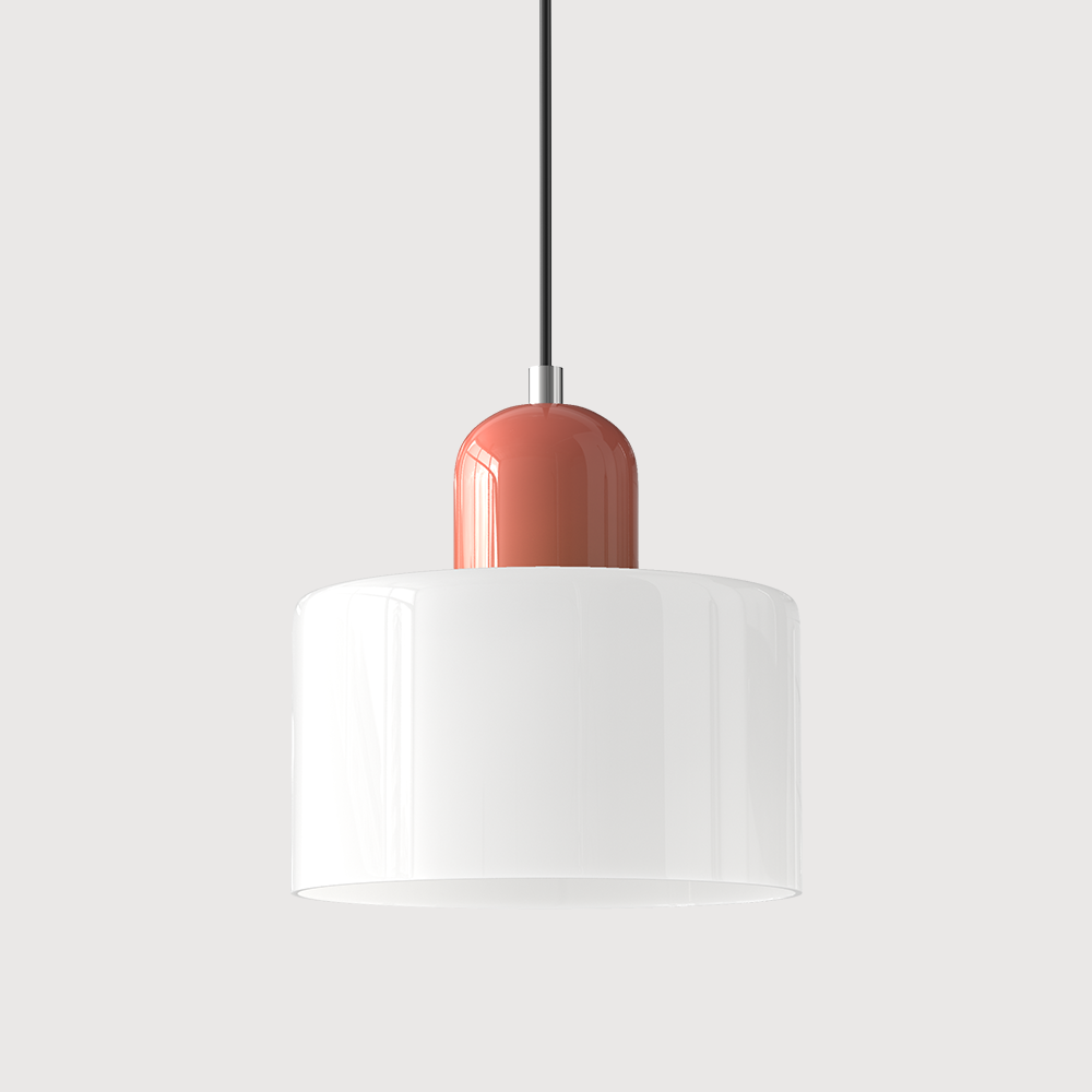 Bauhaus Hanglamp van Glas | Creatieve Designlamp in Retro Stijl voor Eetkamer of Woonruimte – BauGlow Pendant