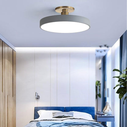 Moderne Ronde LED Plafondlamp | Strak Semi-Flush Design voor Hal, Slaapkamer of Woonkamer – GlowCircle LED