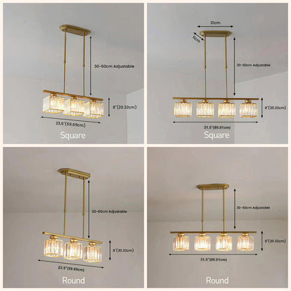 Moderne Art Deco Glazen Hanglampen | Stijlvolle Verlichting voor Keukeneiland of Eettafel – DecoGlow