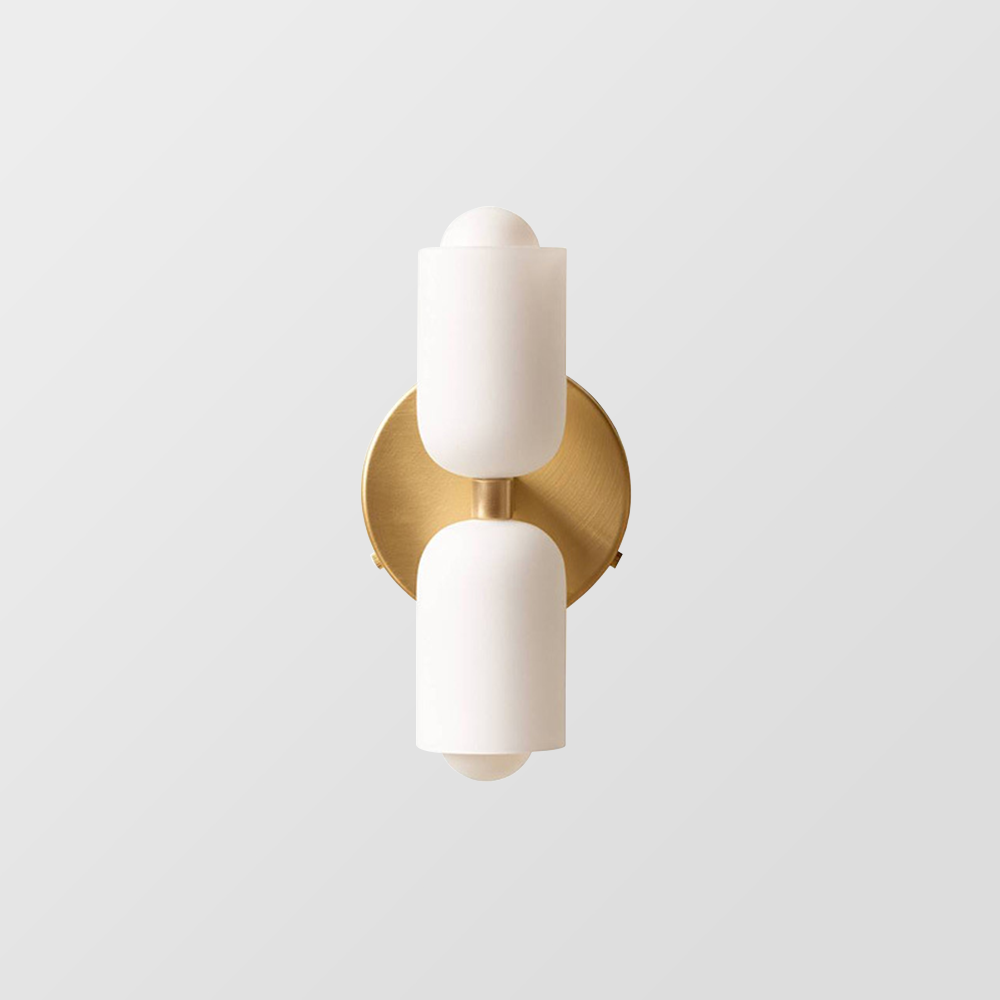 Moderne Dubbele Wandlamp | LED Up & Down Wall Sconce voor Slaapkamer, Hal of Woonkamer – DuoBeam Wall Light