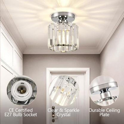 Moderne Plafondlamp met 1 Lichtpunt | Stijlvolle Ganglamp voor Hal of Overloop – SoloGlow