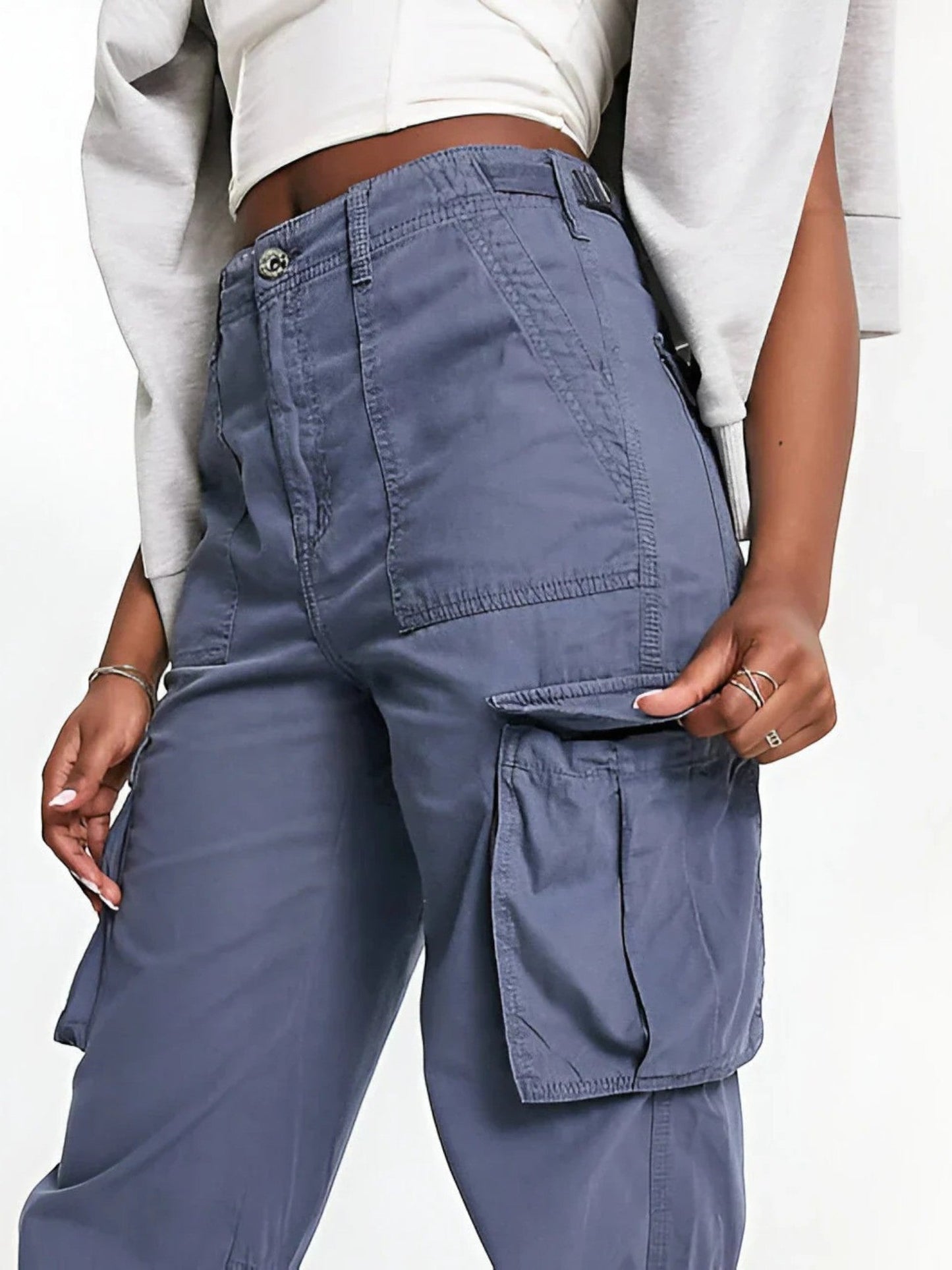 Cargo Pants met Verstelbare Taille – Stijlvol en Functioneel – Daxira