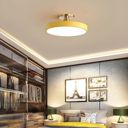 Moderne Ronde LED Plafondlamp | Strak Semi-Flush Design voor Hal, Slaapkamer of Woonkamer – GlowCircle LED