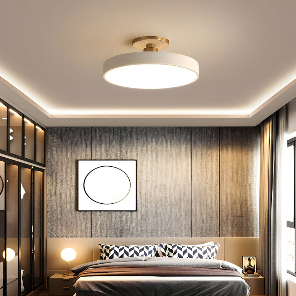 Moderne Ronde LED Plafondlamp | Strak Semi-Flush Design voor Hal, Slaapkamer of Woonkamer – GlowCircle LED