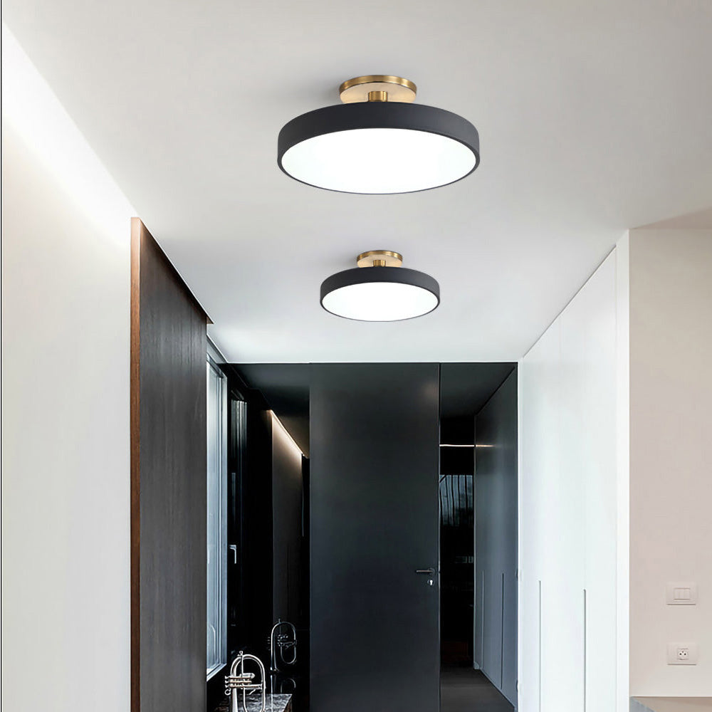 Moderne Ronde LED Plafondlamp | Strak Semi-Flush Design voor Hal, Slaapkamer of Woonkamer – GlowCircle LED
