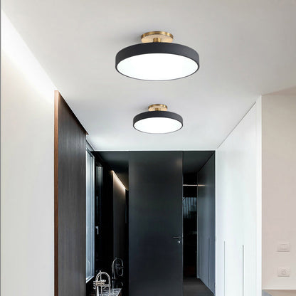 Moderne Ronde LED Plafondlamp | Strak Semi-Flush Design voor Hal, Slaapkamer of Woonkamer – GlowCircle LED