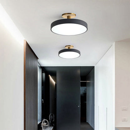 Eenvoudige Ronde Flush Plafondlamp | Minimalistisch LED Design voor Woonkamer of Hal – SimplicityGlow