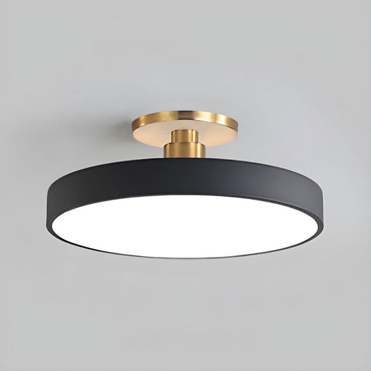 Moderne Ronde LED Plafondlamp | Strak Semi-Flush Design voor Hal, Slaapkamer of Woonkamer – GlowCircle LED