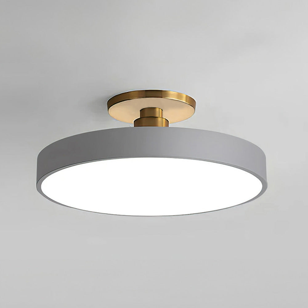 Moderne Ronde LED Plafondlamp | Strak Semi-Flush Design voor Hal, Slaapkamer of Woonkamer – GlowCircle LED