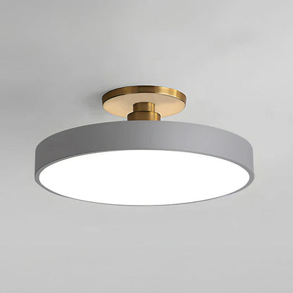 Moderne Ronde LED Plafondlamp | Strak Semi-Flush Design voor Hal, Slaapkamer of Woonkamer – GlowCircle LED