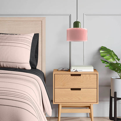 Bauhaus Hanglamp van Glas | Creatieve Designlamp in Retro Stijl voor Eetkamer of Woonruimte – BauGlow Pendant