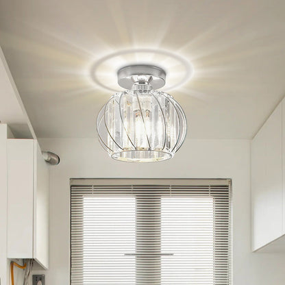 Nordic Luxe Plafondlamp van Glas | Designlamp voor Hal, Gang of Overloop – ScandiLuxe Glow