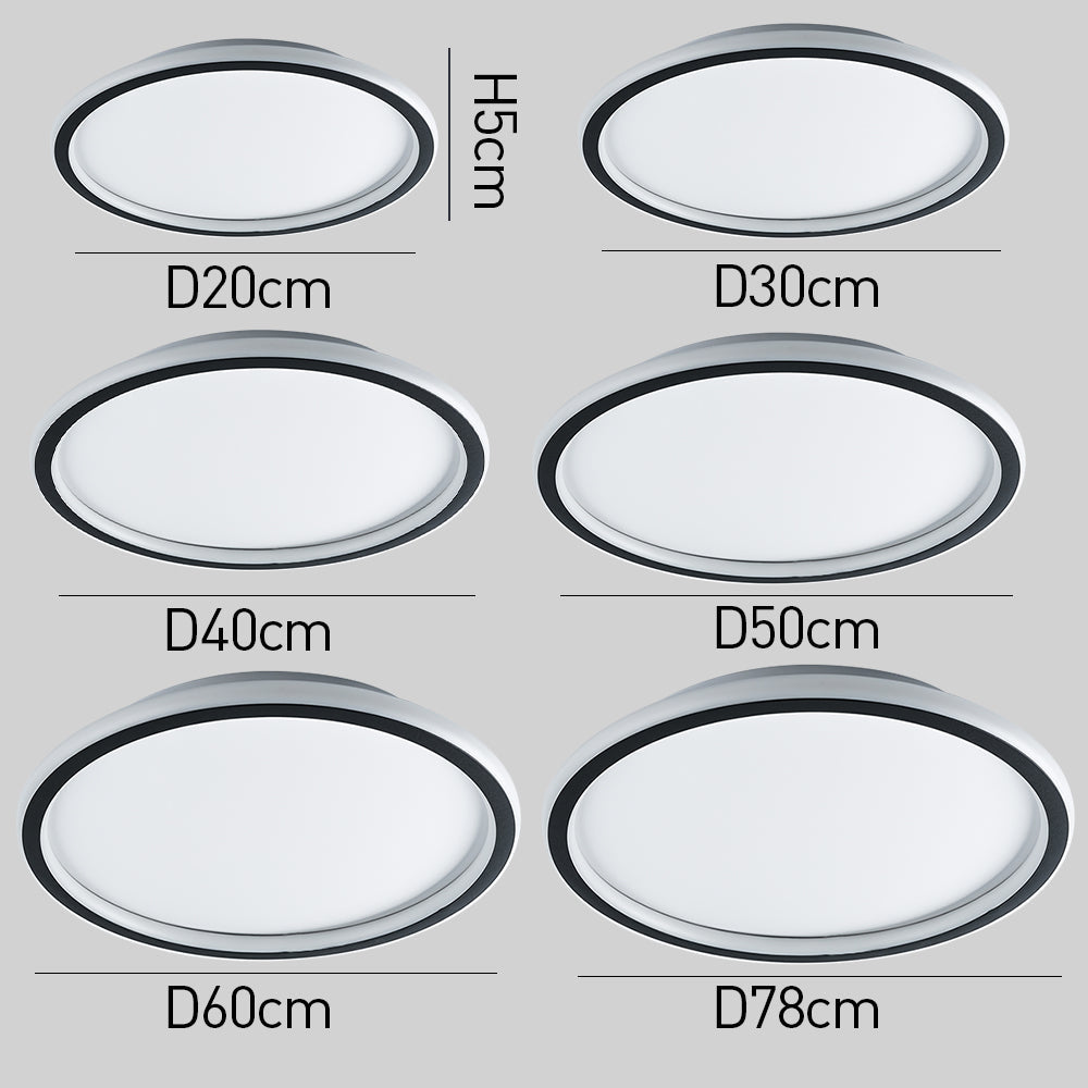 Ultradunne Ronde LED Plafondlamp | Modern Design voor Lage Plafonds – SlimGlow Ceiling Light