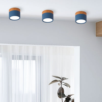 Kleine Cilinder Plafondlamp | Moderne Flush Mount Lamp voor Hal, Toilet of Overloop – MiniTube Ceiling Light