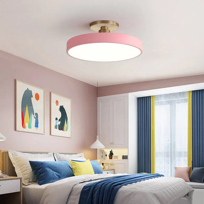 Moderne Ronde LED Plafondlamp | Strak Semi-Flush Design voor Hal, Slaapkamer of Woonkamer – GlowCircle LED
