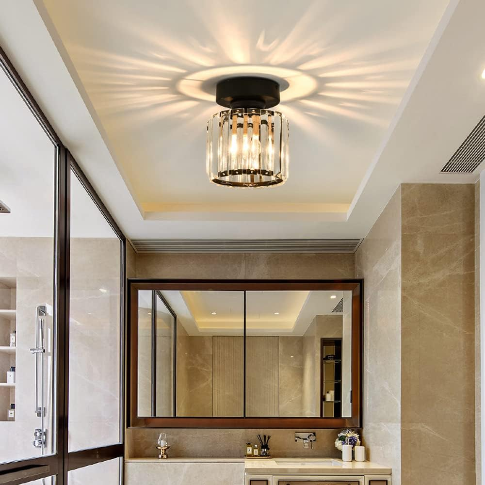 Moderne Plafondlamp met 1 Lichtpunt | Stijlvolle Ganglamp voor Hal of Overloop – SoloGlow