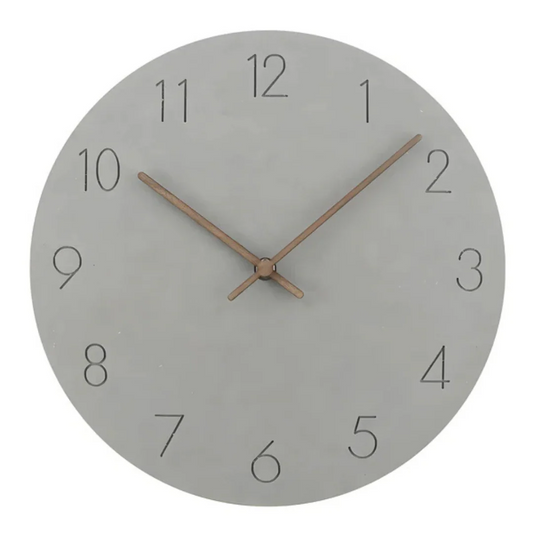 Minimalistische Houten Wandklok | Stijlvolle en Geluidsstille Klok voor Woonkamer of Kantoor – WoodTime Classic