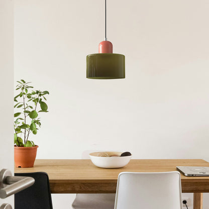 Kleine Bauhaus Glazen Hanglamp | Artistieke Designlamp voor Keukeneiland of Bar – BauArt Pendant