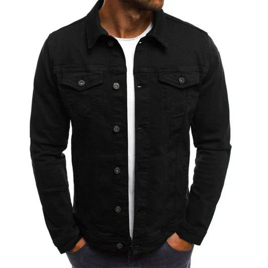 Klassiek Spijkerjasje Met Borstzakken Voor Heren | Slim Fit
