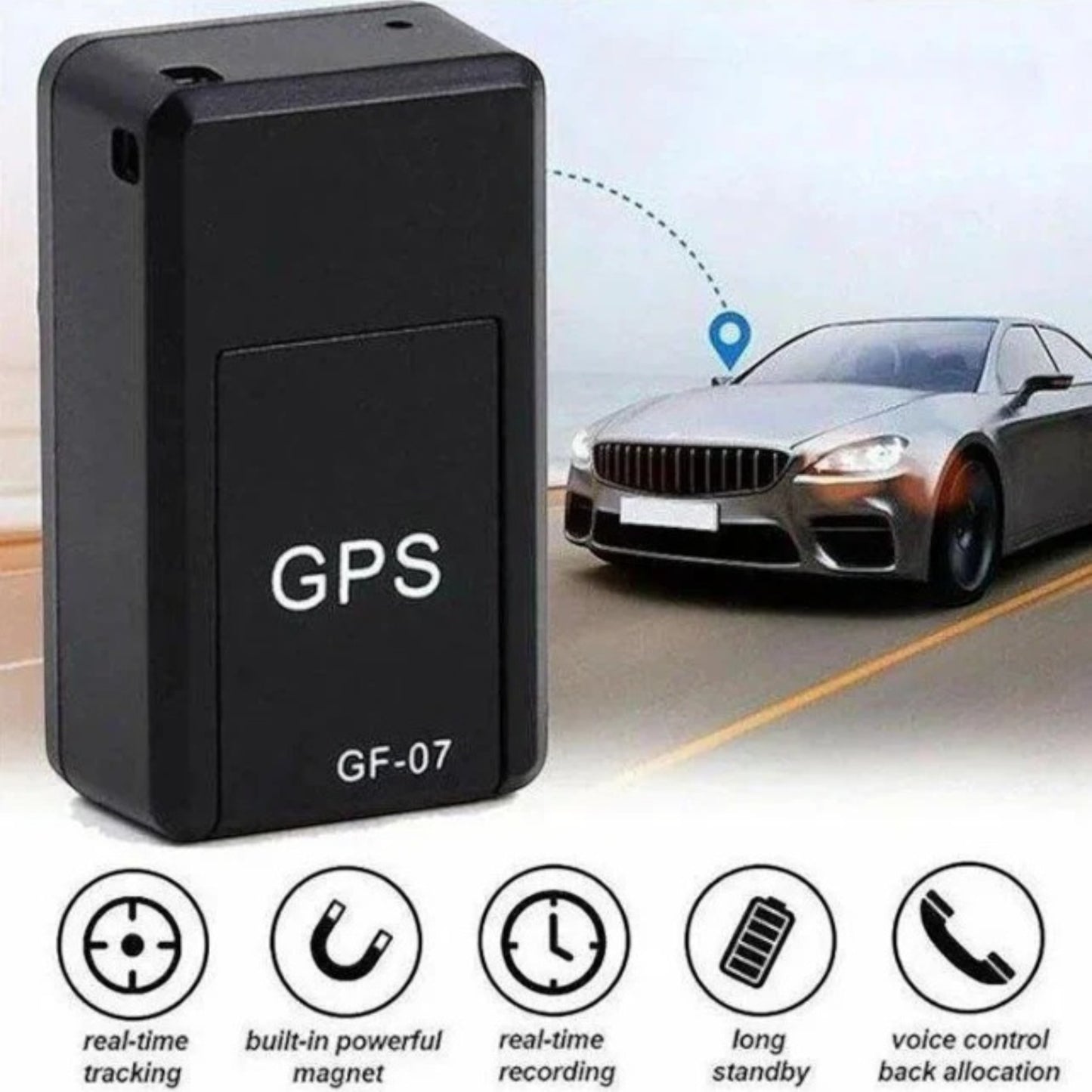 Magnetische Mini GPS-Tracker met Wereldwijde Dekking – Trackora