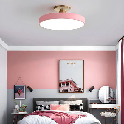 Moderne Ronde LED Plafondlamp | Strak Semi-Flush Design voor Hal, Slaapkamer of Woonkamer – GlowCircle LED