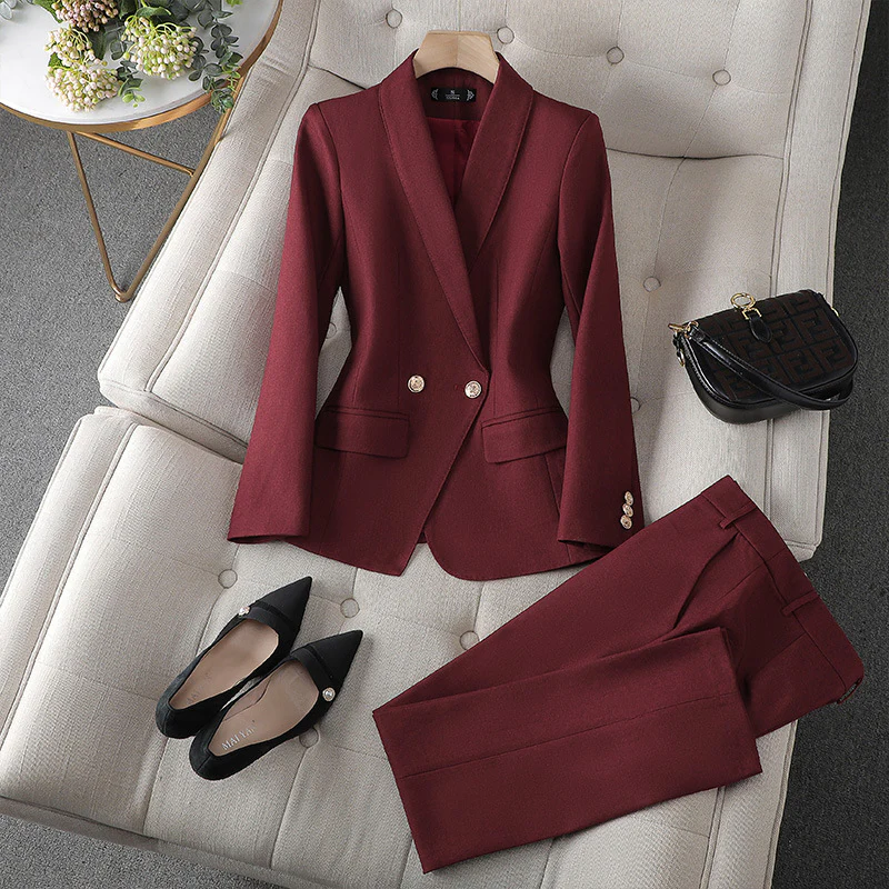 Blazer- en Broekset voor Bruiloft – Elegant & Verfijnd – Léa