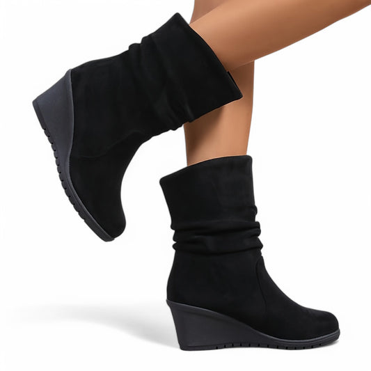 Chique Dames Instaplaarsjes met Sleehak voor Stijl en Comfort - Sophia