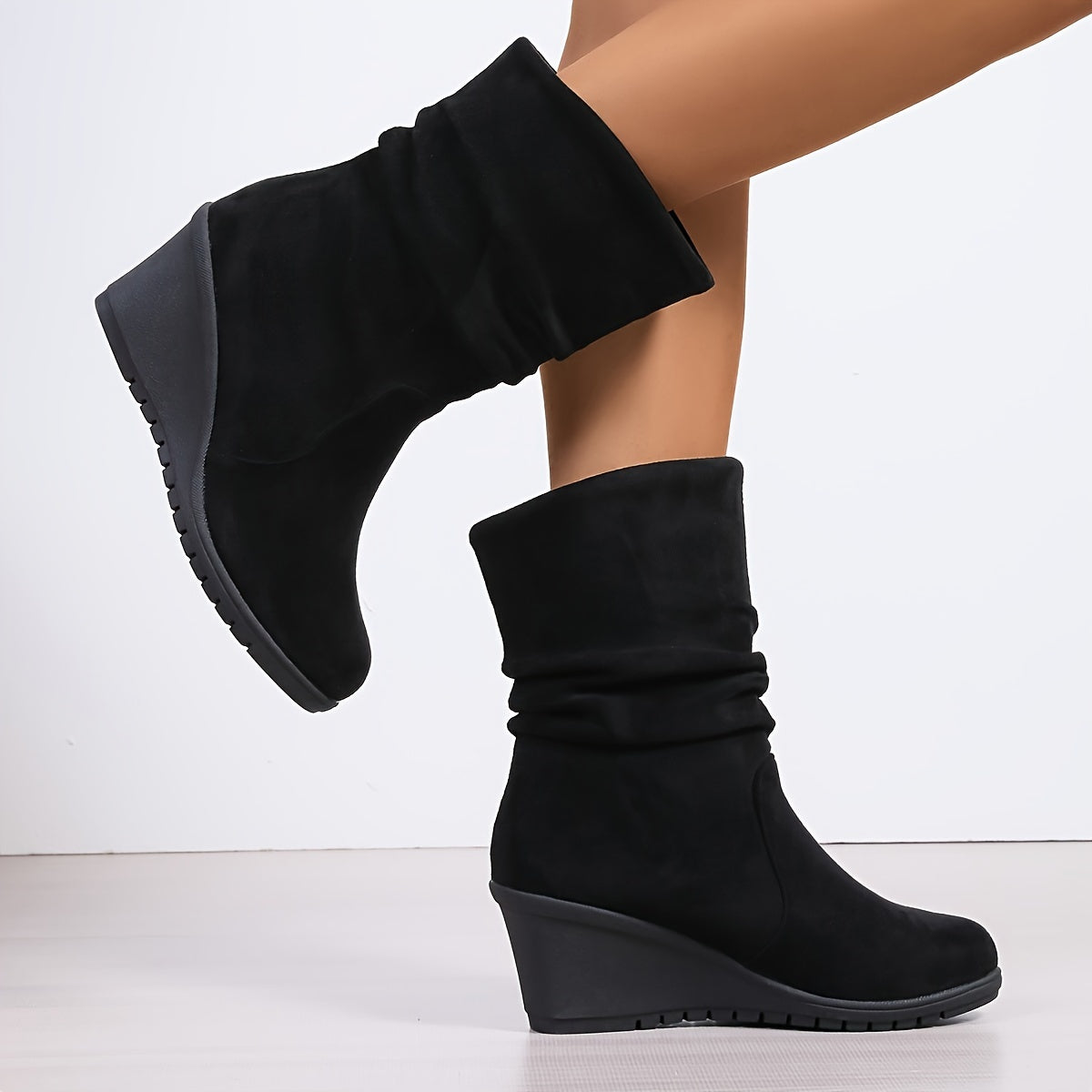 Chique Dames Instaplaarsjes met Sleehak voor Stijl en Comfort - Sophia
