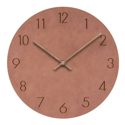 Minimalistische Houten Wandklok | Stijlvolle en Geluidsstille Klok voor Woonkamer of Kantoor – WoodTime Classic