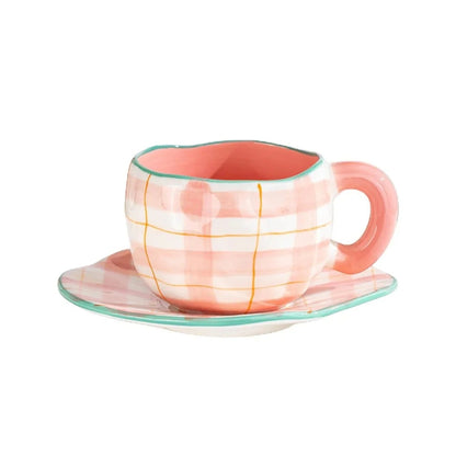 Ambachtelijke Keramische Beker met Elegant Design – The Crafted Mug