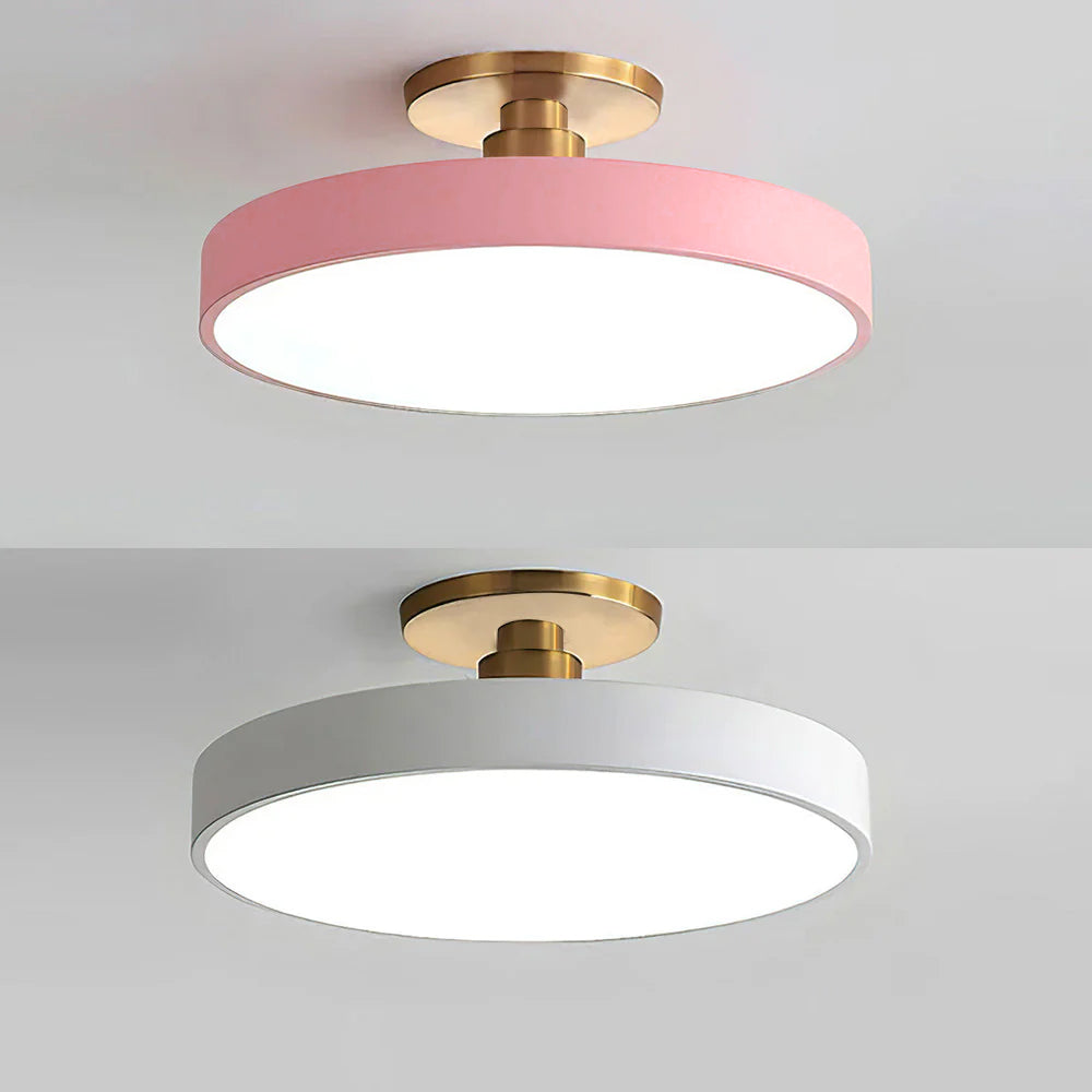 Moderne Ronde LED Plafondlamp | Strak Semi-Flush Design voor Hal, Slaapkamer of Woonkamer – GlowCircle LED