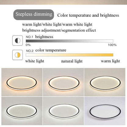 Scandinavische Schijfvormige LED Plafondlamp | Minimalistisch Design voor Woonkamer of Hal – NordDisc Light