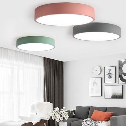 Ronde LED Plafondlamp | Strak Flush Mount Design voor Slaapkamer, Hal of Woonkamer – LumaRing LED